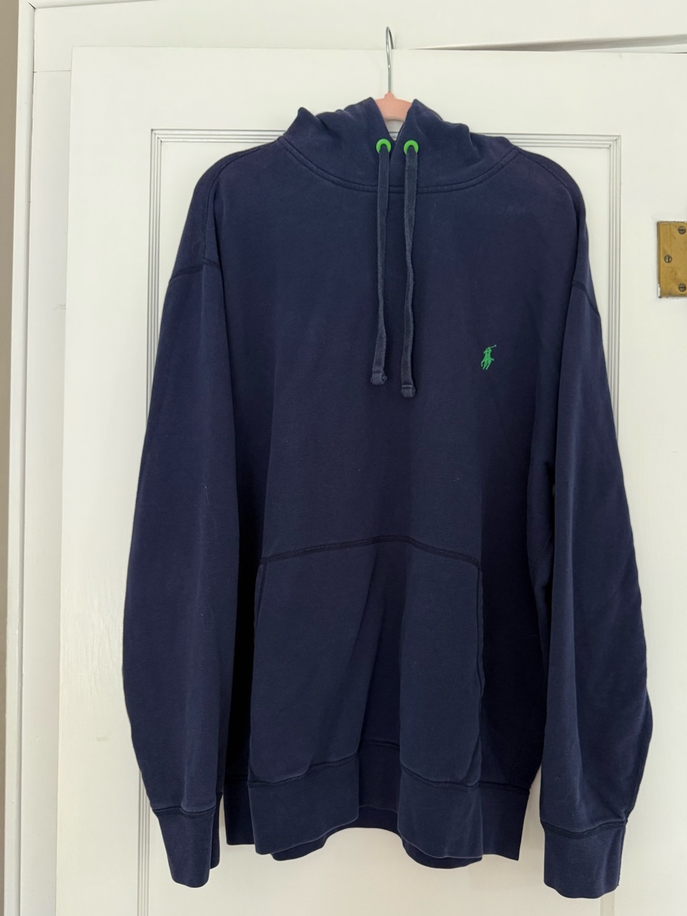 Polo by Ralph Lauren Navy Hoodie with Green Accents